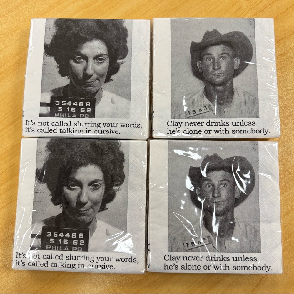 Cocktail Napkins - Set of 4 pkgs
